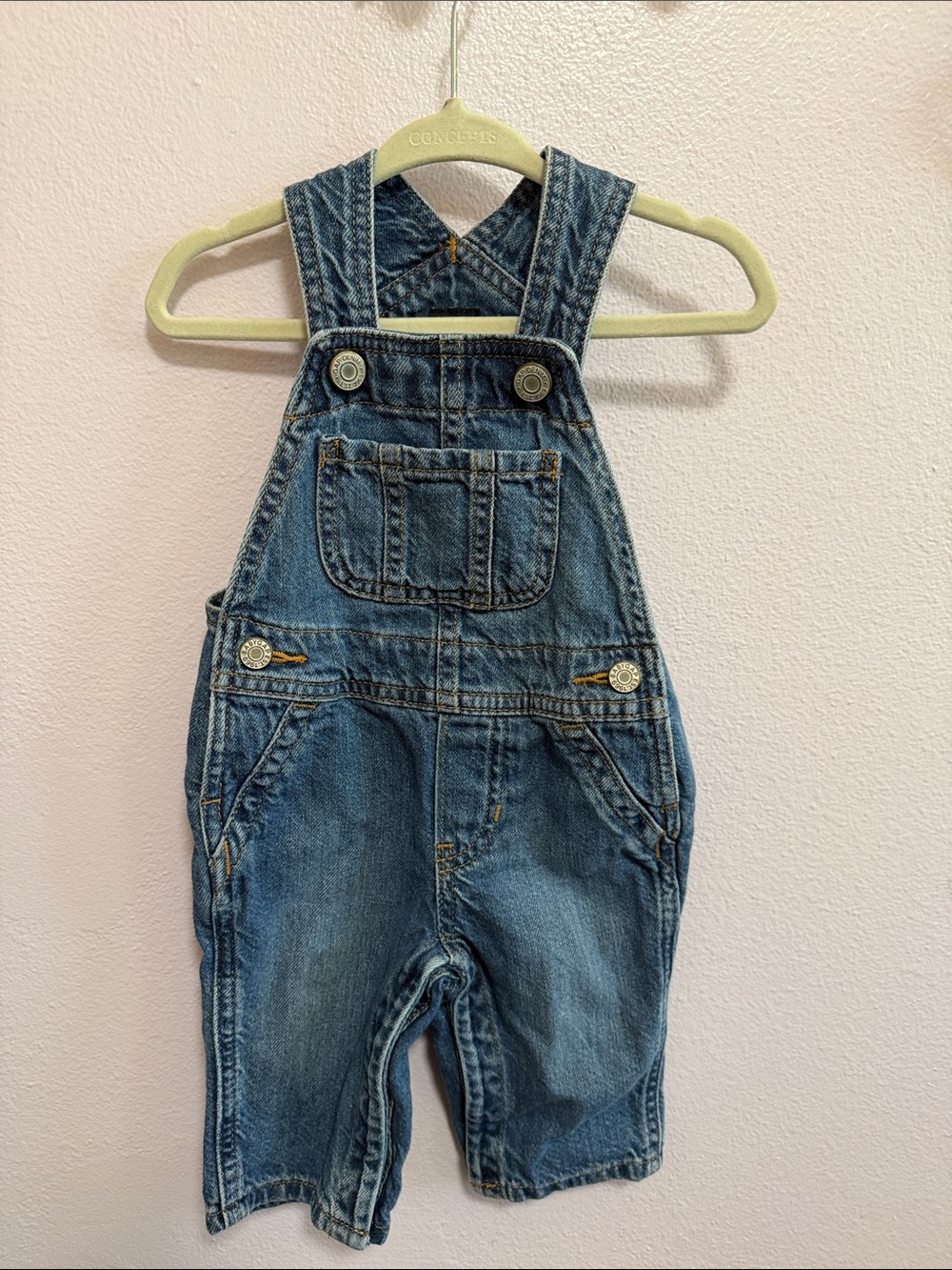 GAP Blue Denim Kids Overalls with Front Pocket